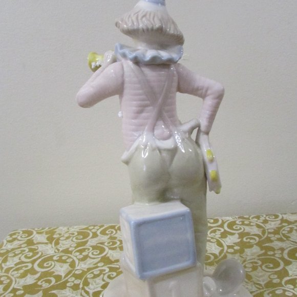 Vintage Paul Sebastian 12" Cerami Porcelain Clown Figurine Excellent new - Picture 6 of 12